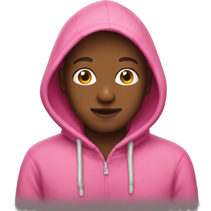 Pink hoodie  emoji