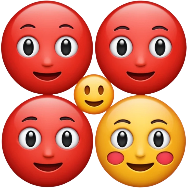 I want an emoji of the word "AI" in red writing emoji