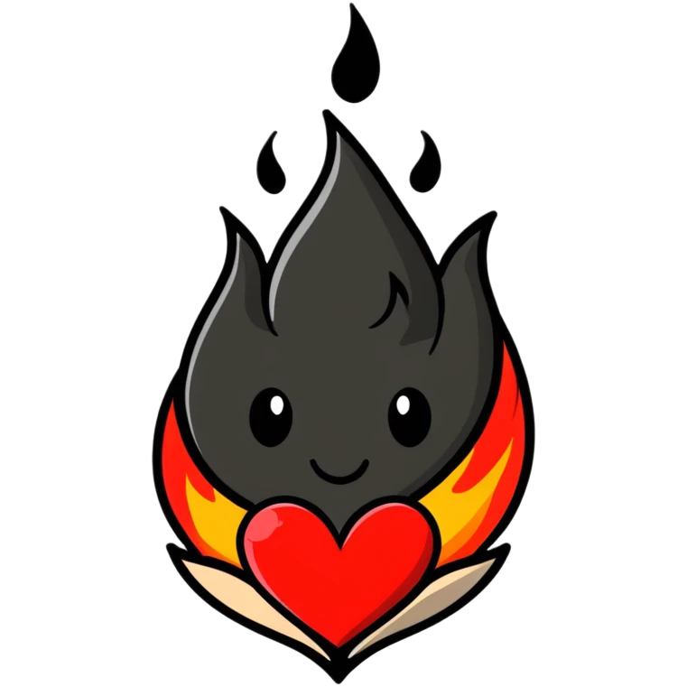 ❤️‍🔥😶 emoji
