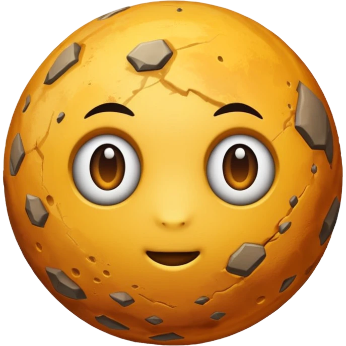 Rocky planet emoji