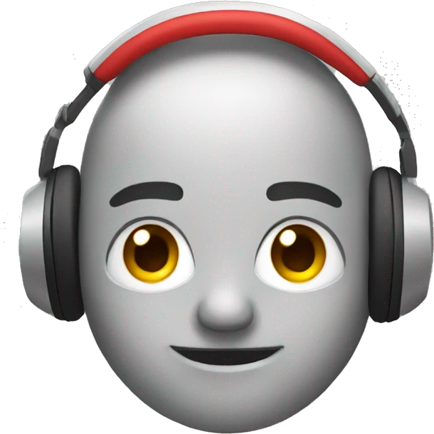 emoji with headphones emoji