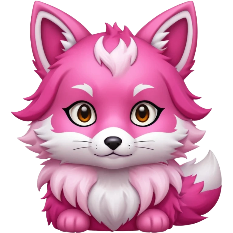 pink kitsune emoji