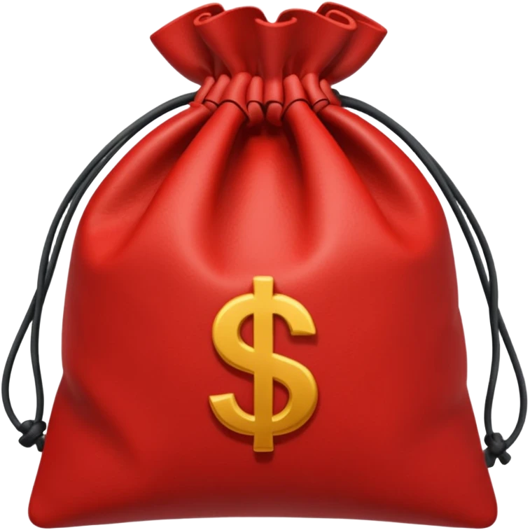 red money bag emoji
