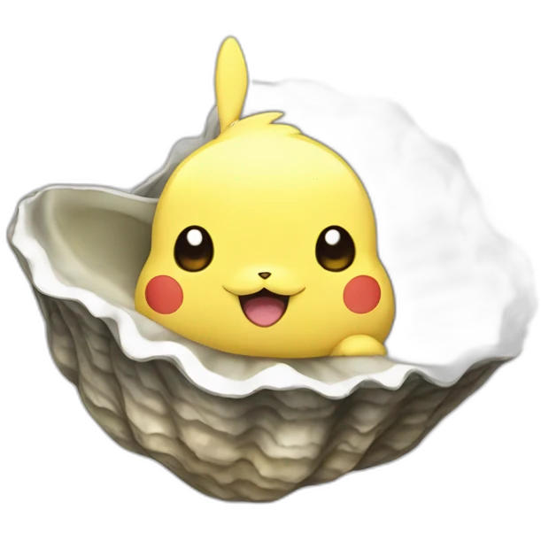 Oyster Pikachu  emoji