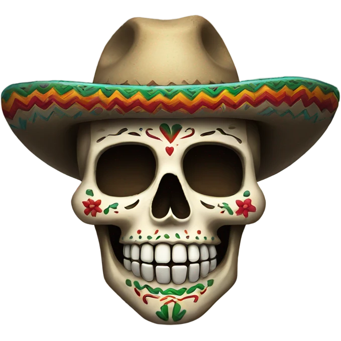 mexican skull emoji