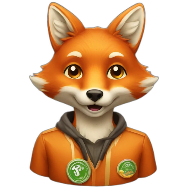 Fox beer emoji