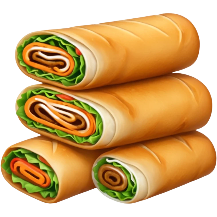 spring rolls vector emoji
