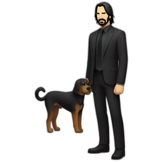 John wick standing position emoji