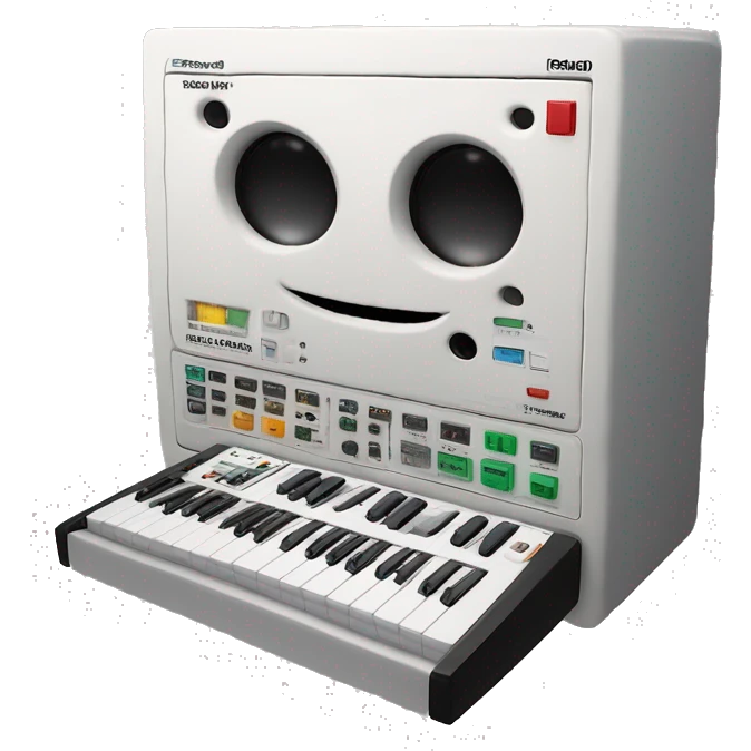 roland tb-303 bassline synthesizer ￼ emoji