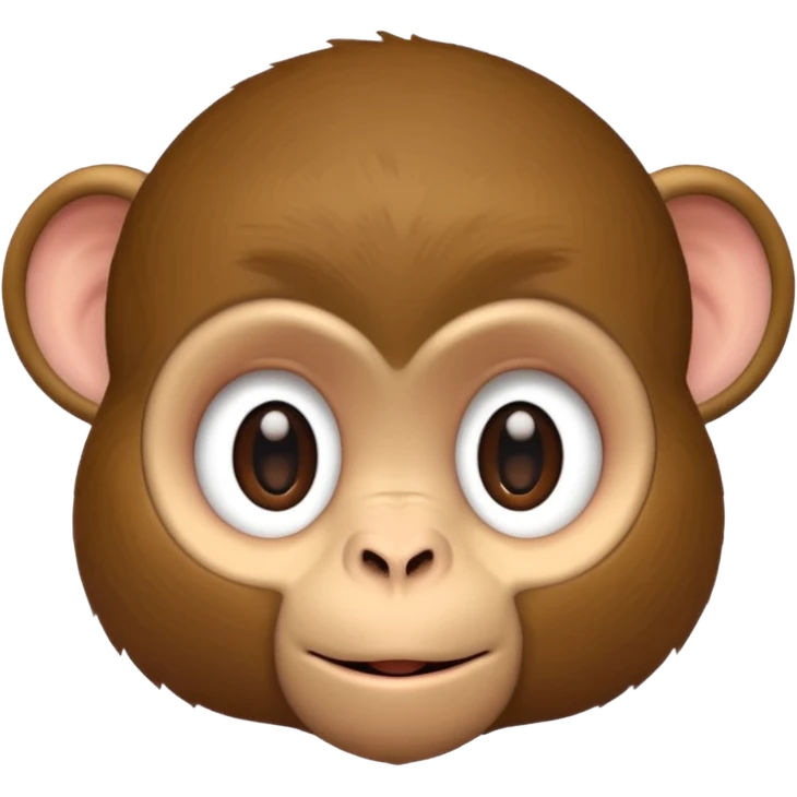 Cute monkey emoji