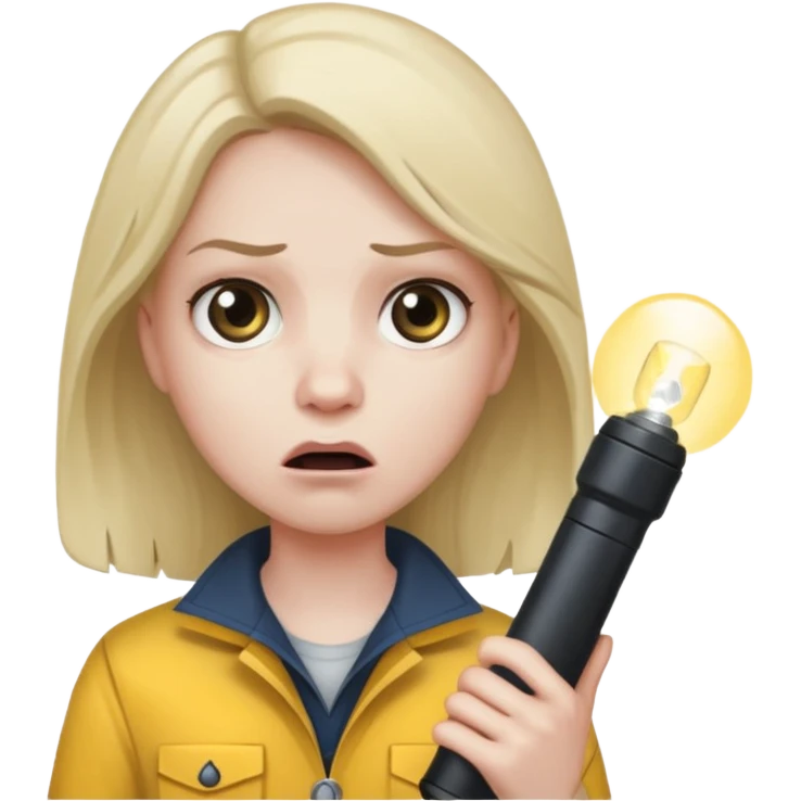 dead by daylight sable ward with a flashlight emoji