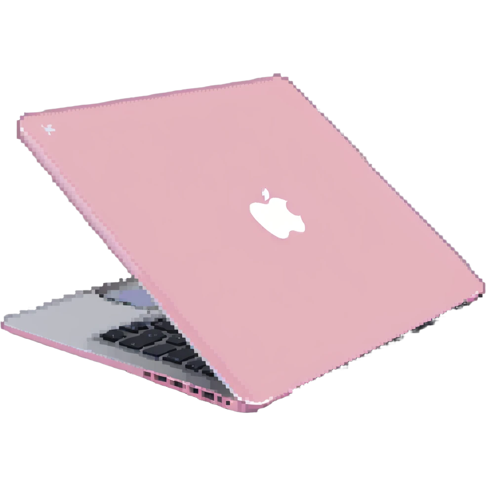 pink MacBook laptop emoji
