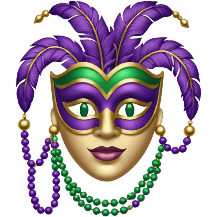 Mardi gras emoji