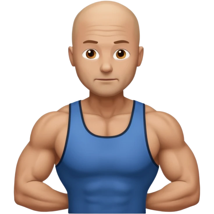 gym daddy with no hair 40 years old emoji