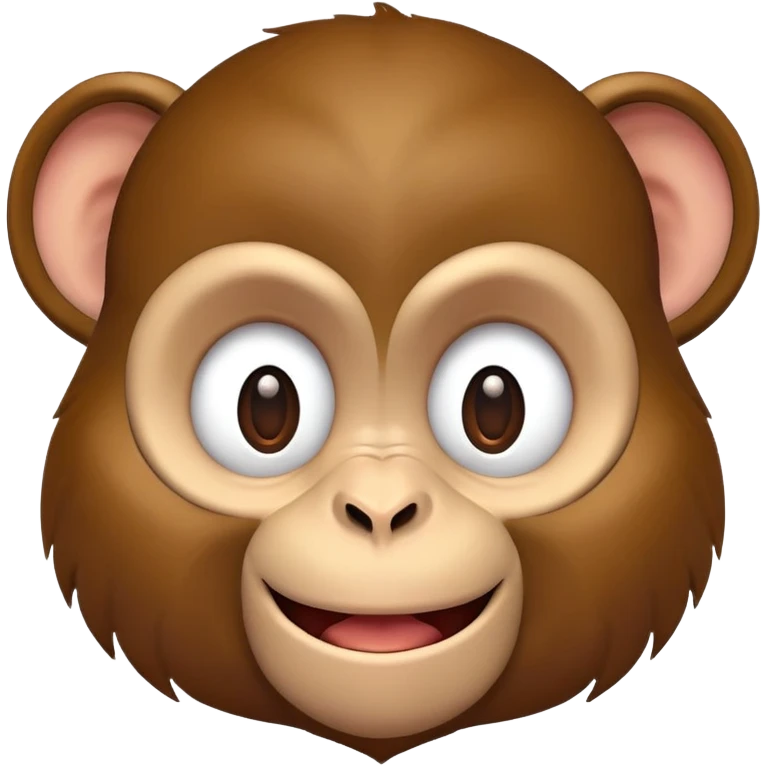 Monkey smirking emoji