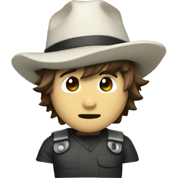 scott pilgrim in a pilgrim hat emoji