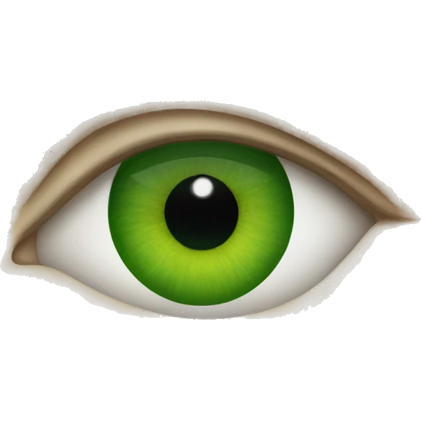green eye emoji