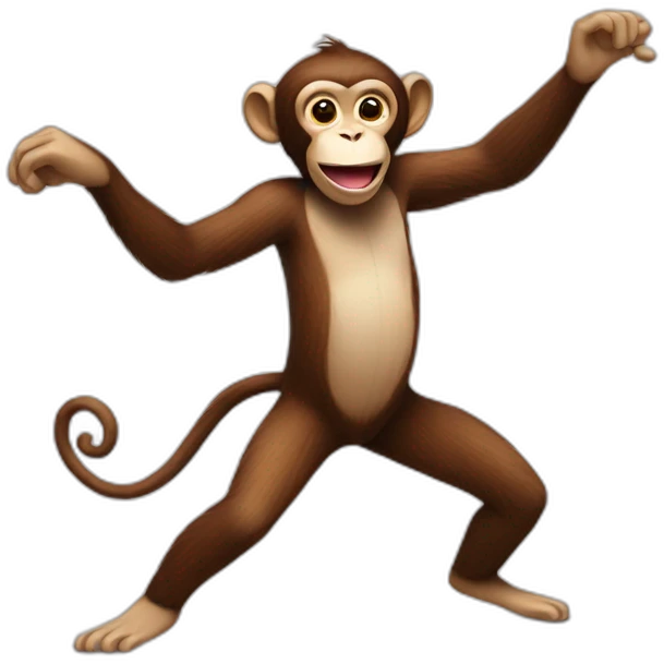 Dancing monkey emoji