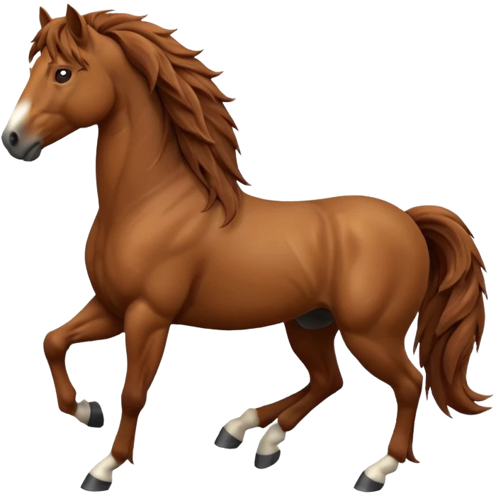 Horse in 3d style  emoji