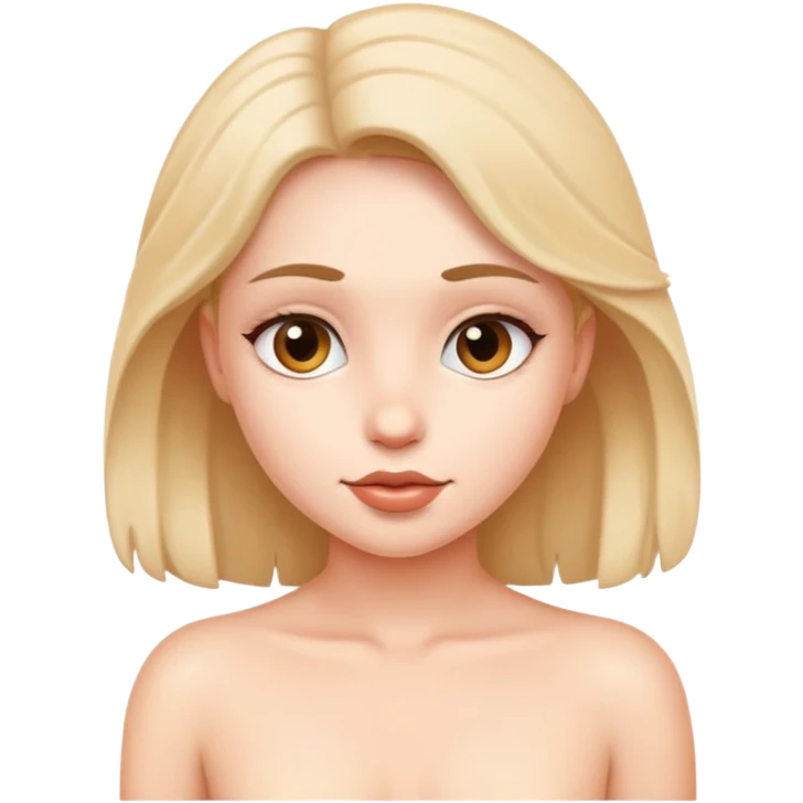 голая девушка emoji
