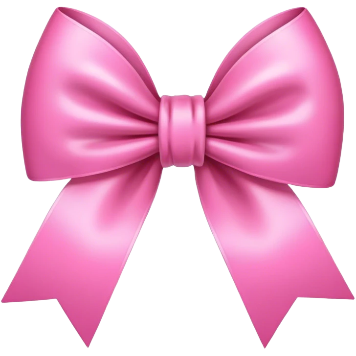 Pink bow emoji