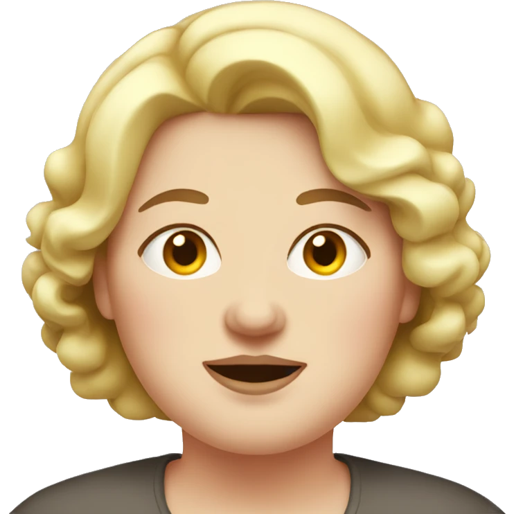 fat white lady emoji