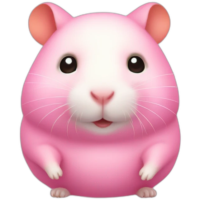 pink hamster body emoji