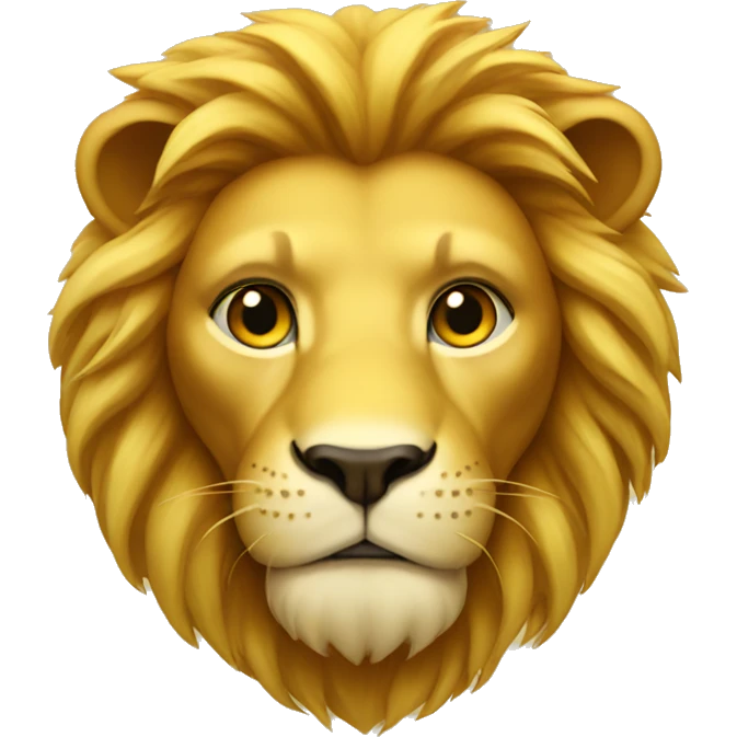golden lion   emoji