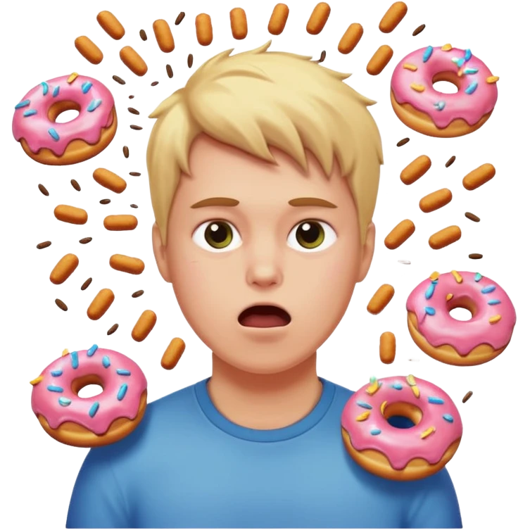 white person exploding doughnuts cats fart death emoji