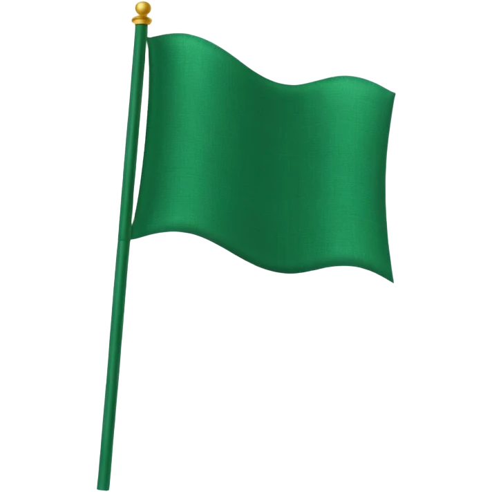 Green flag emoji