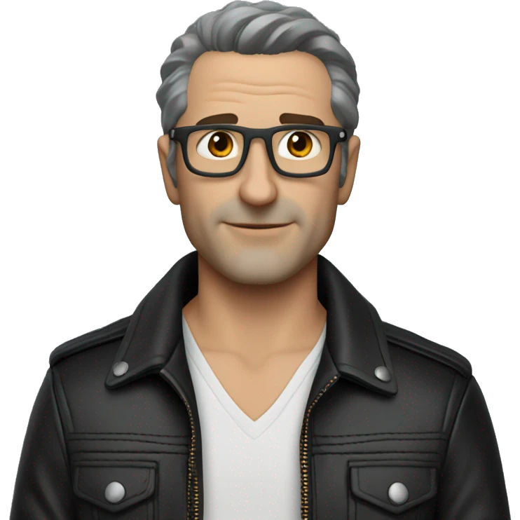 éric lapointe with leather jacket emoji