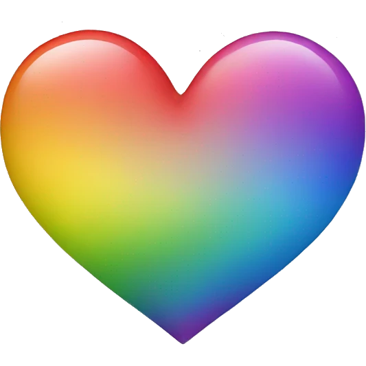 Rainbow Heart emoji