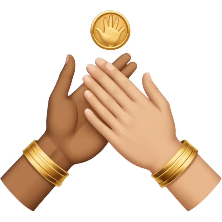 Symbol that represents the union of people emoji