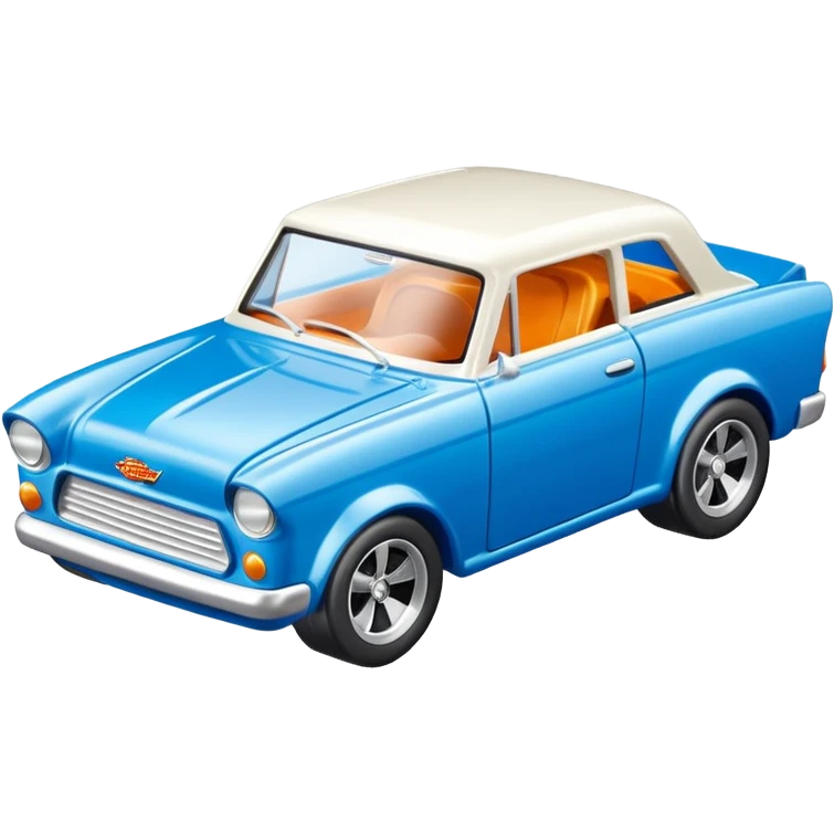 Машинка HotWheels белого цвета, в голубой классической упаковке HotWheels. emoji