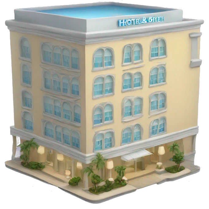 hotel beautiful  emoji