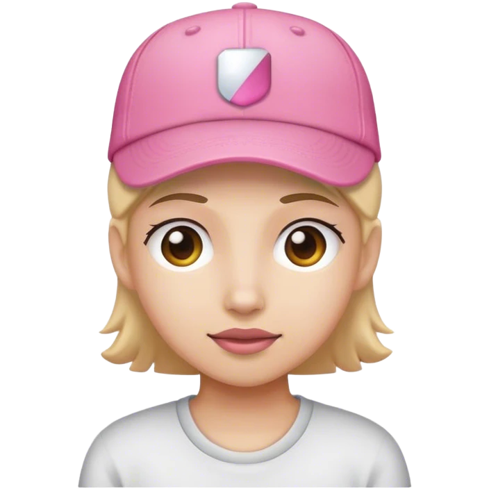 Pink cap emoji