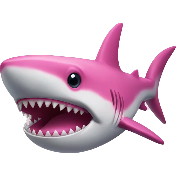 pink shark emoji