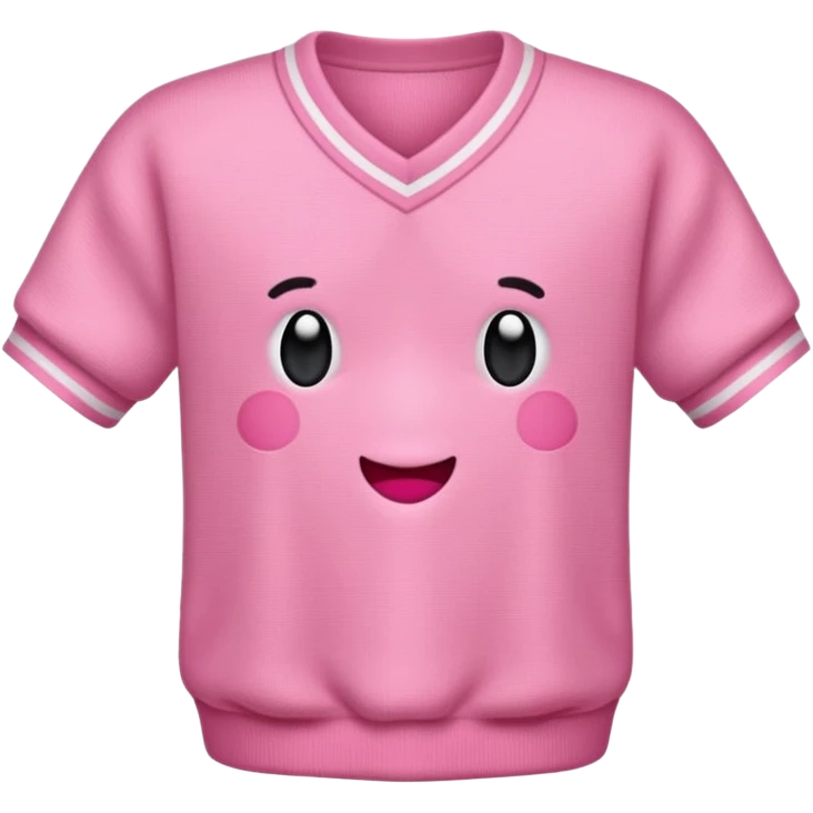 un jersey rosa emoji