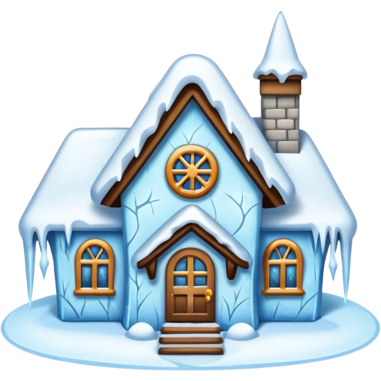 frozen houses emoji