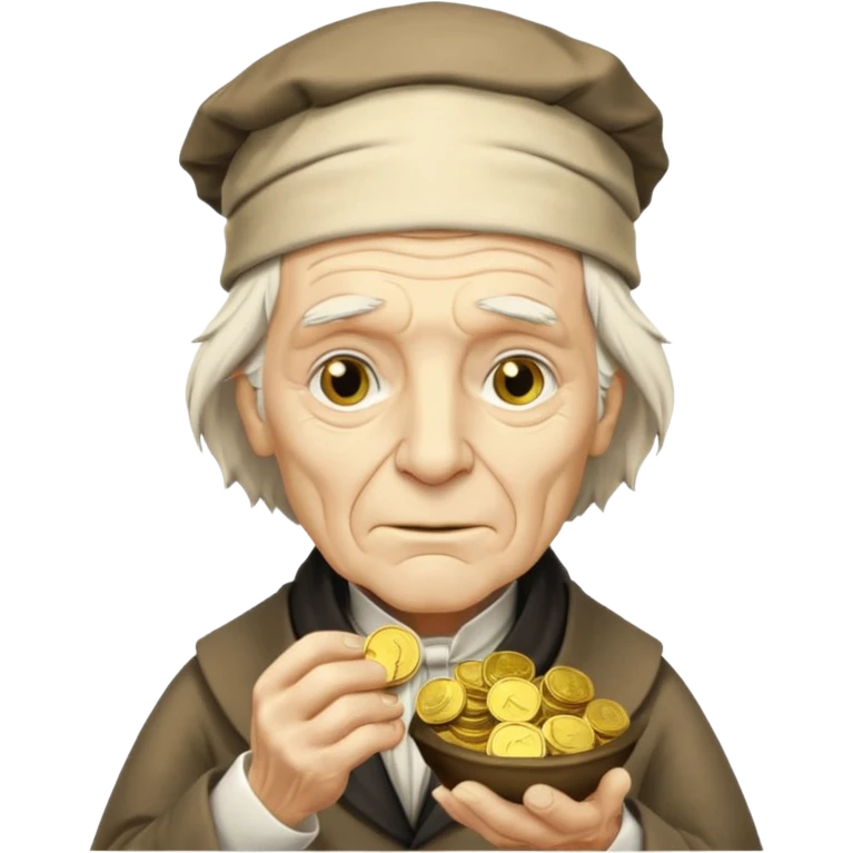 Scrooge holding money emoji