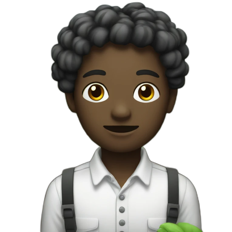 UN NOIR DANS UNE PLANTATION DE COTON emoji