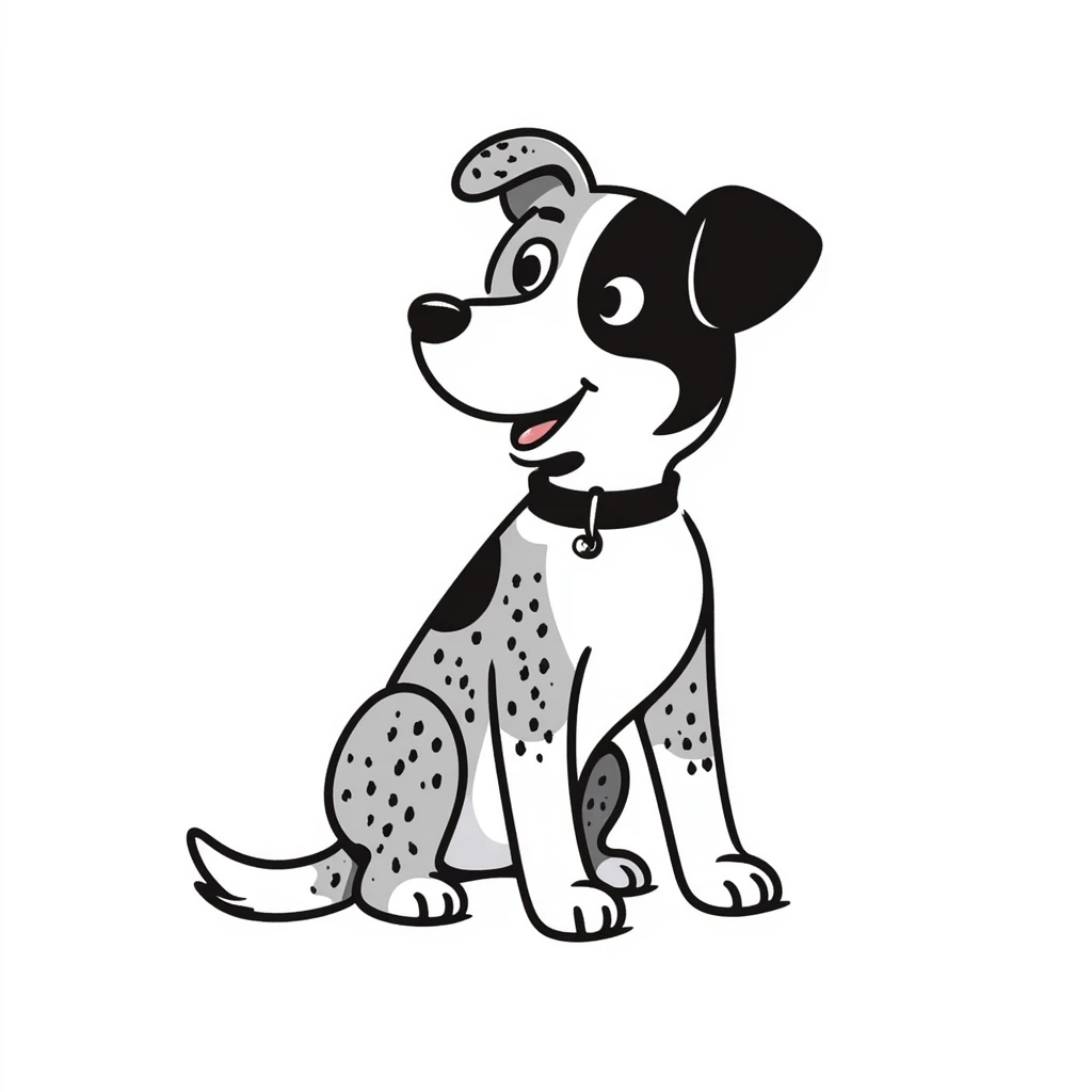 Merle border collie dog sitting emoji