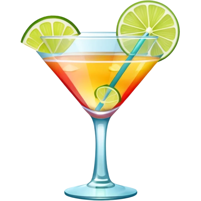 Chat with a cocktail emoji