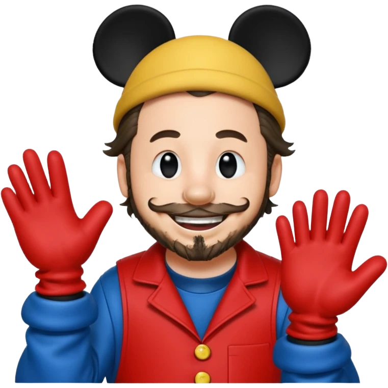 Post Malone Mickey mouse emoji
