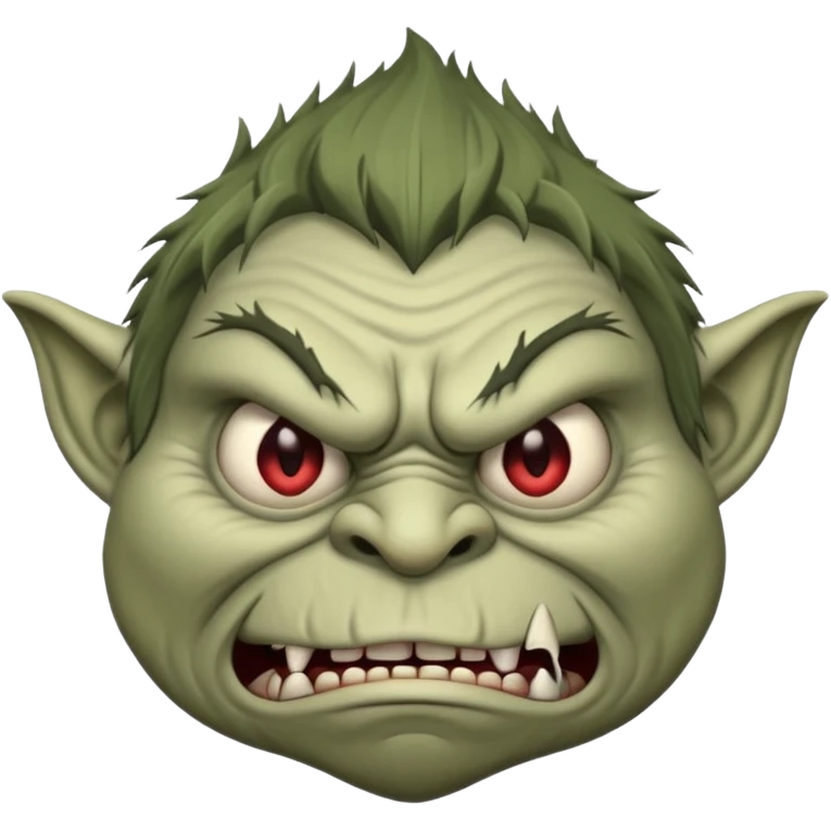  Scary troll face emoji