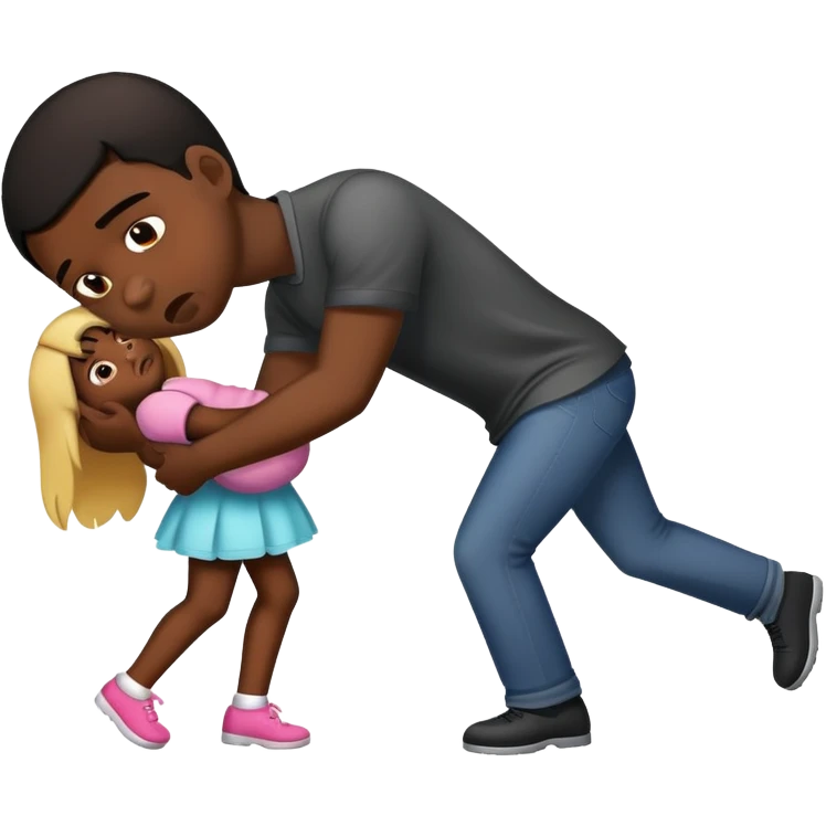 Big black nigger raping innocent little girl emoji