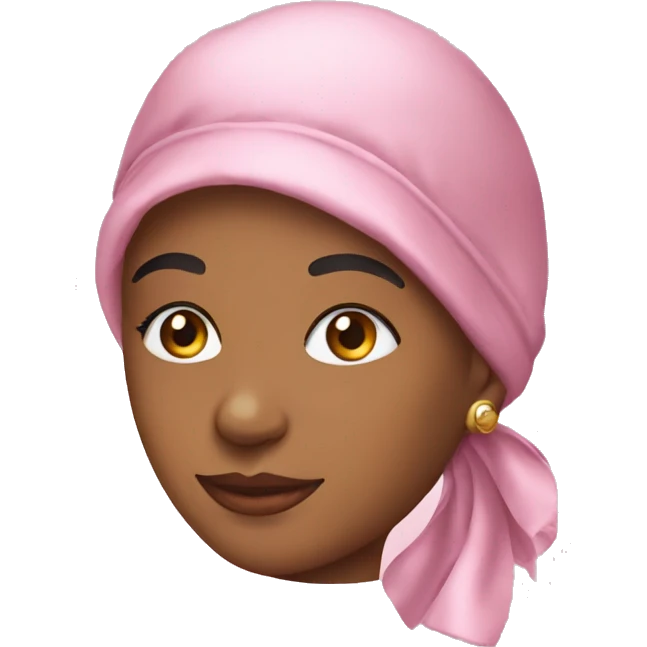 Satin bonnet  emoji