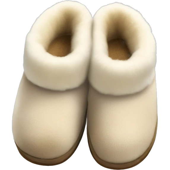 Ugg sheepskin slippers emoji