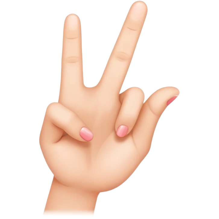 finger heart gesture emoji