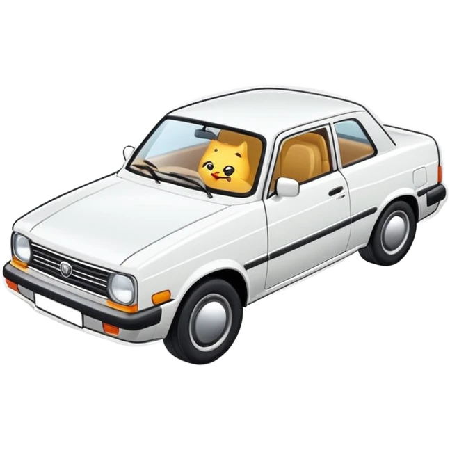 sello del marbete del carro emoji
